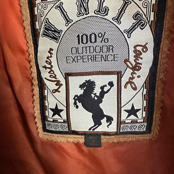 Suede Fringe Leather Jacket in Tan - Picture 2 of 9